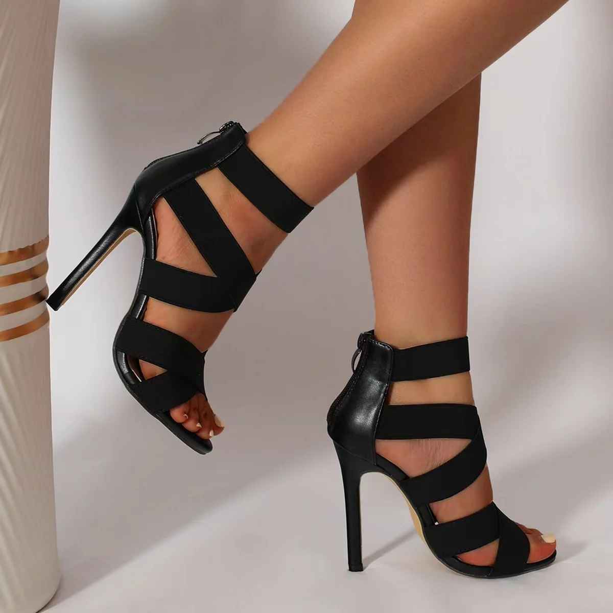AMARA™ | ELEGANT STRAPPY STILLETTO HEELS
