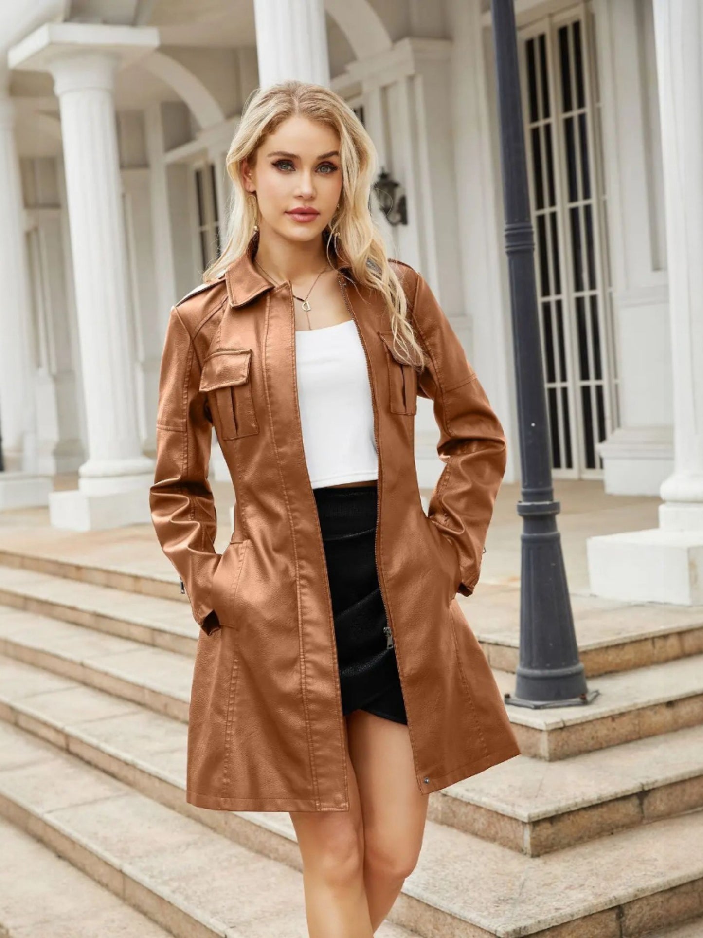 Elysia™ Leather Jacket