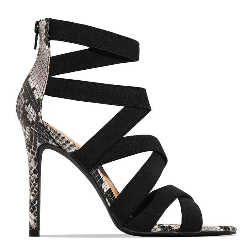 VERONA™ | ELASTIC HIGH HEEL SANDALS