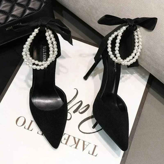 VIENNA™ | PEARL EMBELLISHED STILETTO HEELS