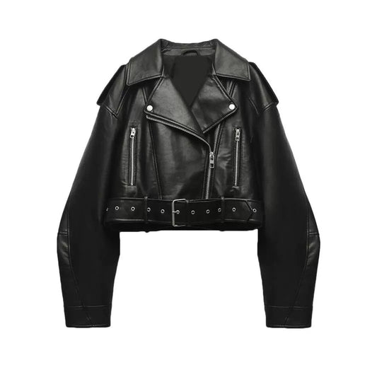 Orvella™ Cropped Moto Jacket
