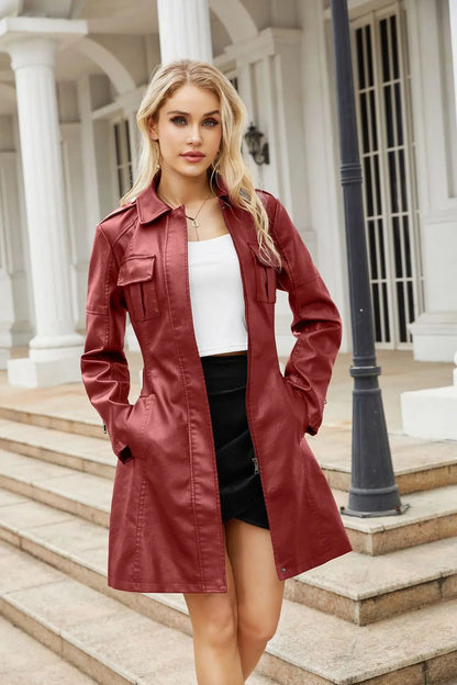 Elysia™ Burgundy City Trench