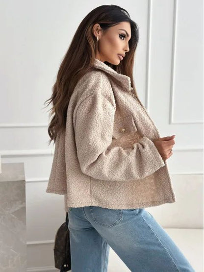 LUNARA™ Bouclé Button Jacket