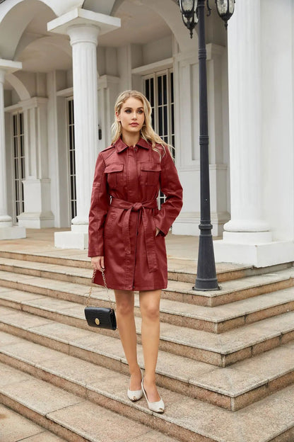 Elysia™ Burgundy City Trench