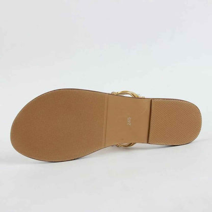 CELESTE™ | CRYSTAL EMBELLISHED FLAT SANDALS