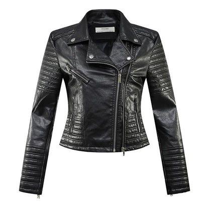 CAELIX™ Moto Faux Leather Jacket