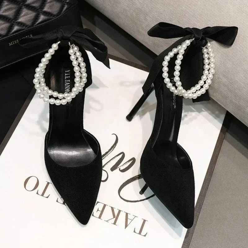VIENNA™ | PEARL EMBELLISHED STILETTO HEELS