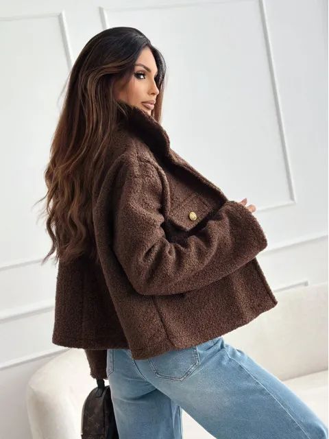 LUNARA™ Bouclé Button Jacket