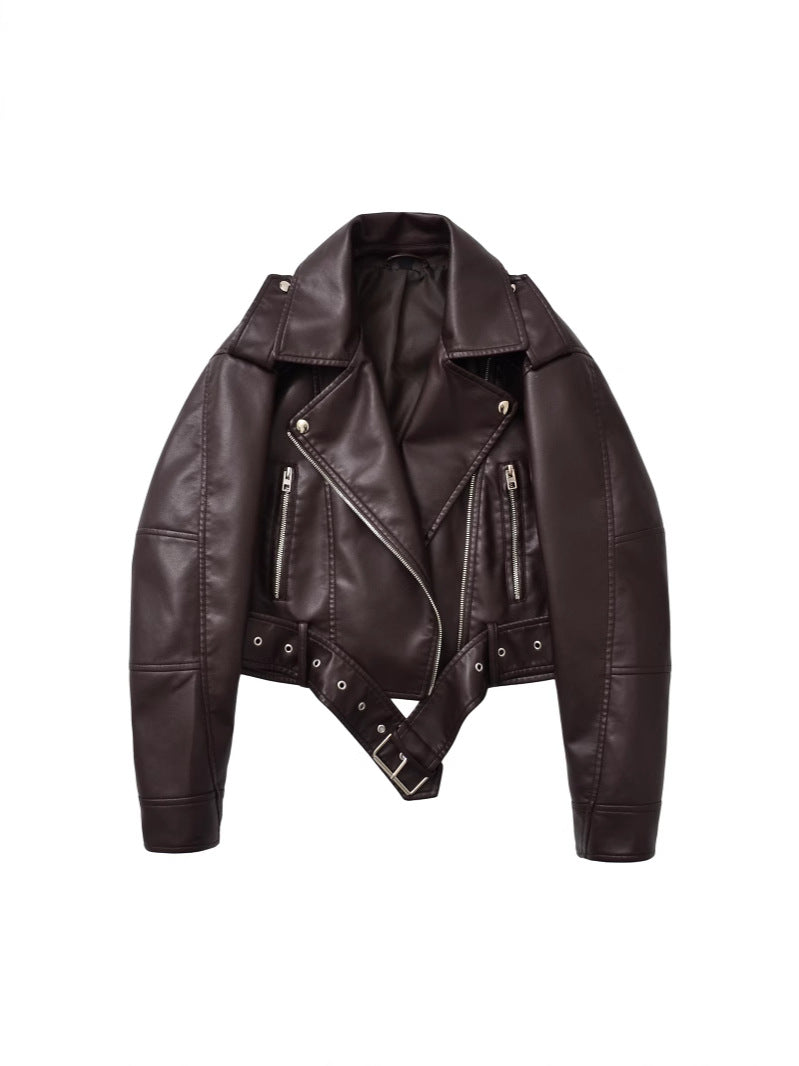 Orvella™ Cropped Moto Jacket