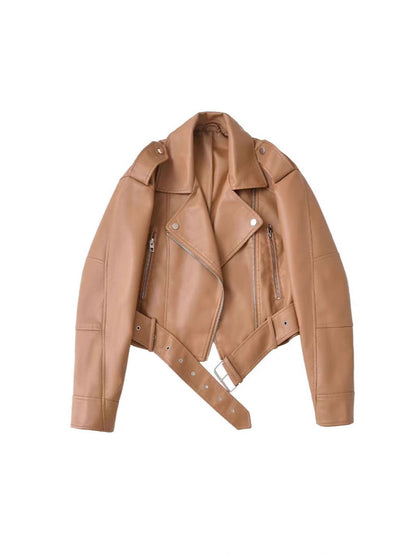 Orvella™ Cropped Moto Jacket