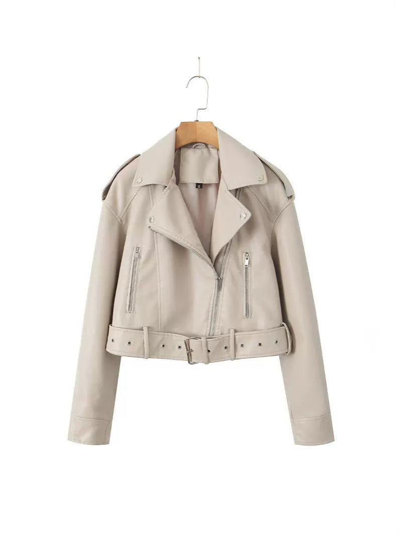 Orvella™ Cropped Moto Jacket