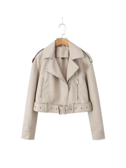 Orvella™ Cropped Moto Jacket