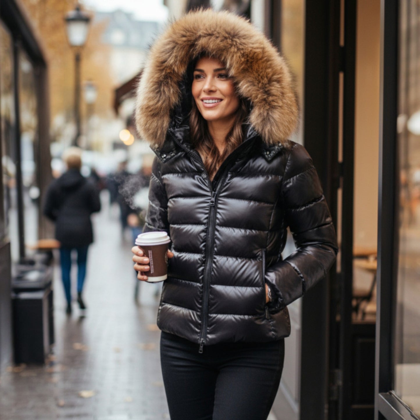 ARCTIQ™ Glossy Puffer Jacket